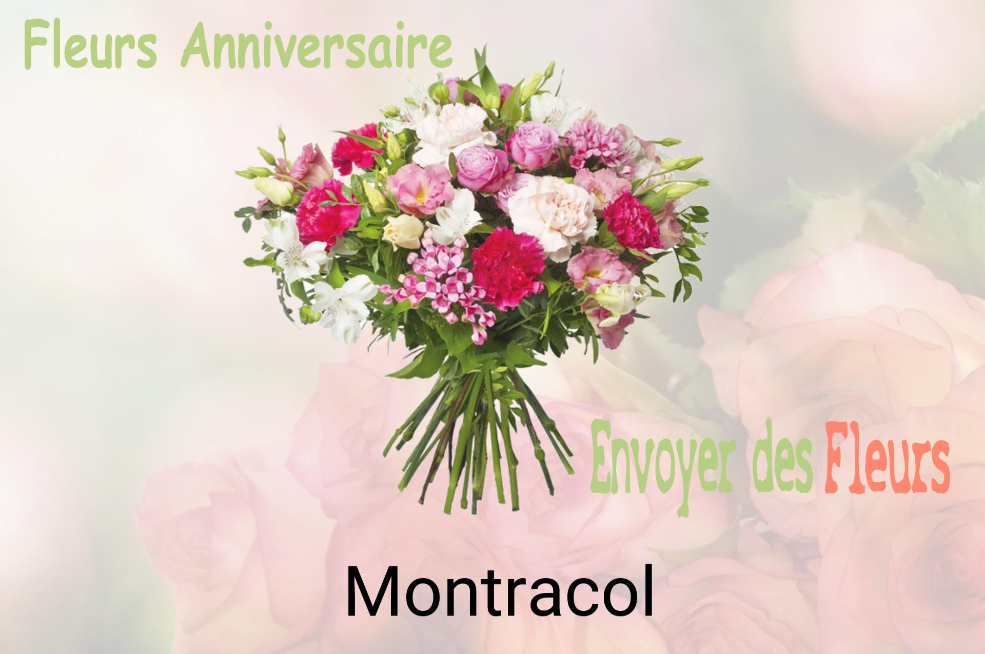 Bouquet de fleurs d’anniversaire livré à Montracol